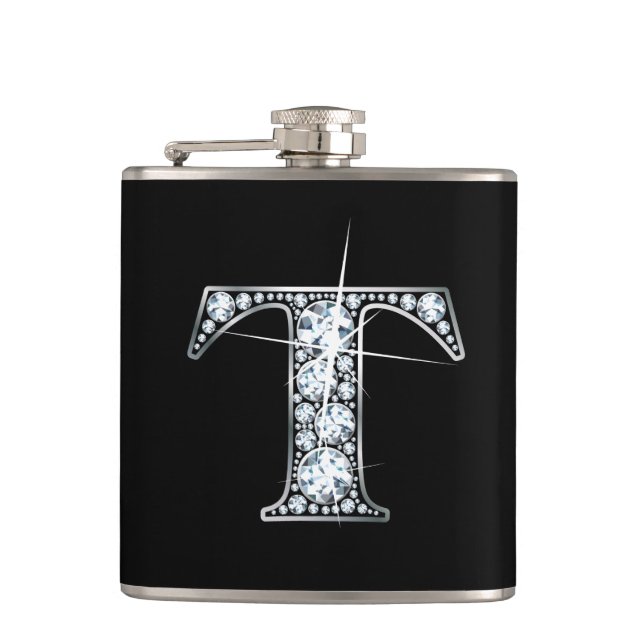 T "Diamond Bling" Flask (Front)