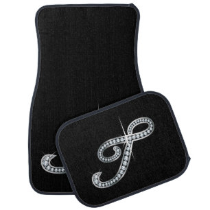 T Faux-"Diamond Bling" Car Mat
