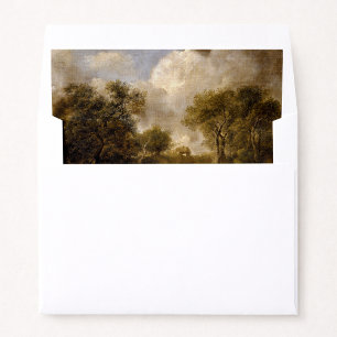 T. Gainsborough - Landscape in Suffolk, vintage  Envelope Liner