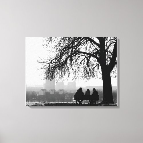 Three Canvas Print