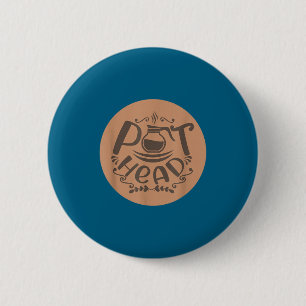 T-head Funny Coffee Caffeine Baristas And Coffee L Button