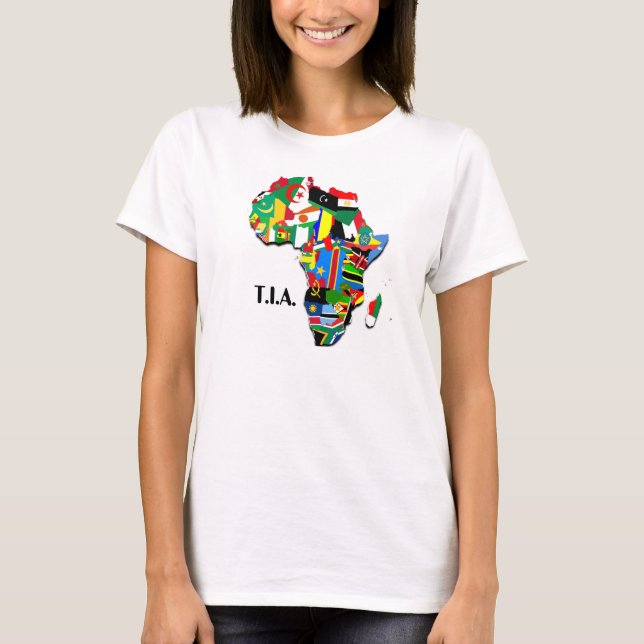 T.I.A. Map Design T-Shirt (Front)