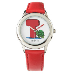 T is for ___ custom name Kid's Watch