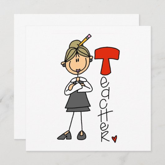 T is for Teacher (Front/Back)