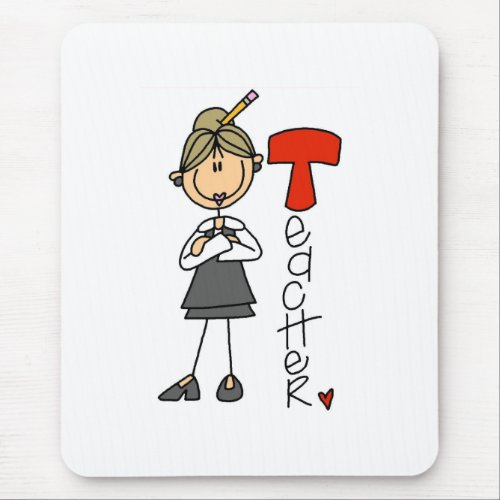 T is for Teacher Mouse Pad