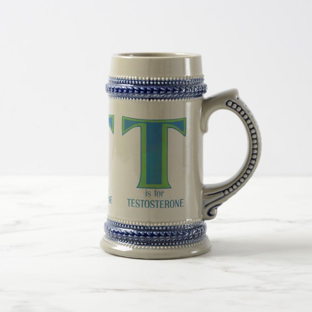 T is for Testosterone Mugs (Right)