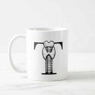 T is for Thyroid (or Trachea) (mug) Coffee Mug