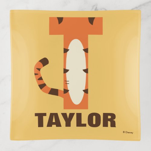 T is for Tigger  Add Your Name Trinket Tray