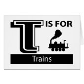 T Is For Trains (Front Horizontal)