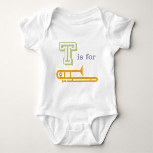 T is for Trombone Baby Bodysuit