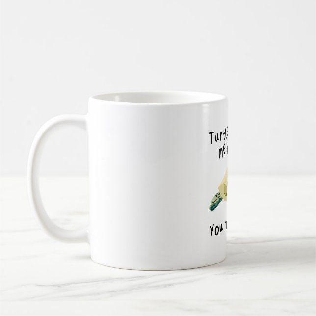 T is for Turtle Coffee Mug (Left)
