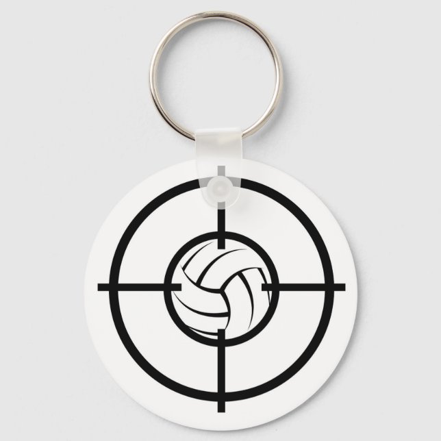 T-Line Volleyball Keychain (Front)