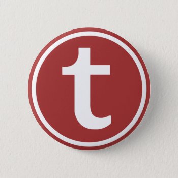 T-logo Button by TouringPlans at Zazzle