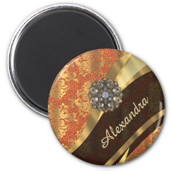 T Magnet by monogramgiftz at Zazzle