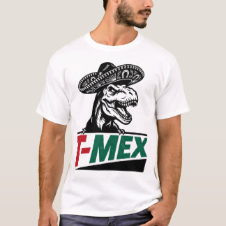 T-MEX Tricolor Mariachi Dinosaur Streetwear Tee