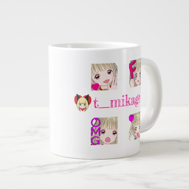 t_mikage big mug[W]/ミカゲビッグマグ[W] Giant Coffee Mug (Front Right)