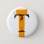 T Monogram Pinback Button at Zazzle
