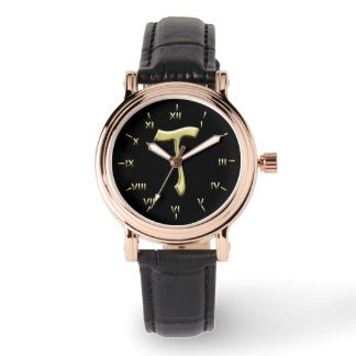 T Monogrammed with Roman Numerals Watch