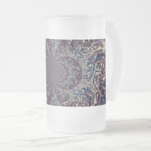 T Nova Frosted Glass Beer Mug