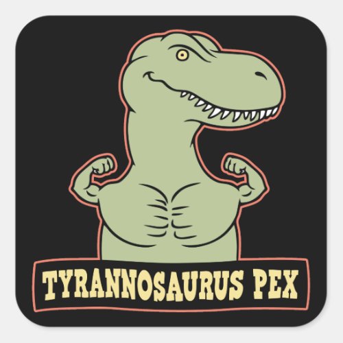 T_Pex Square Sticker