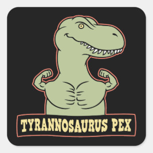 T-Pex Square Sticker