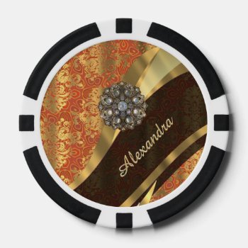 T Poker Chips by monogramgiftz at Zazzle