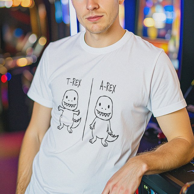 T-Pose T-Rex Sketch T-Shirt (Creator Uploaded)