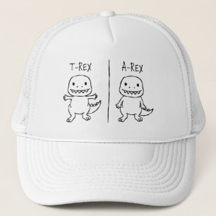 T-Pose T-Rex Sketch Trucker Hat