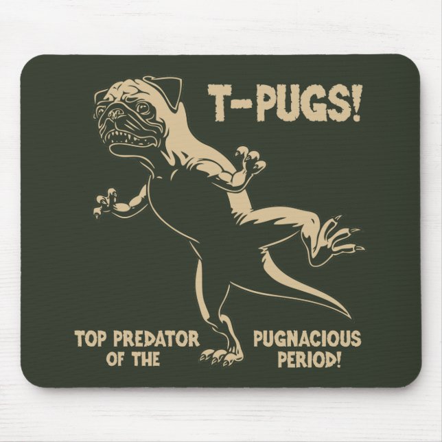 T-PUGS! MOUSE PAD (Front)