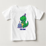 T-Rex 1st Birthday Baby T-Shirt