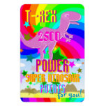T-rex 2500 Power Super Dino Points Magnet For You! at Zazzle