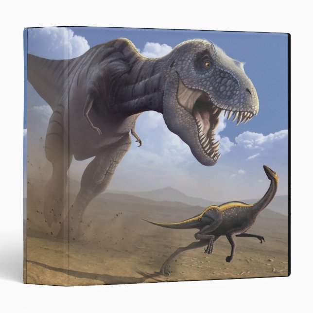 T Rex 3 Ring Binder (Front/Spine)