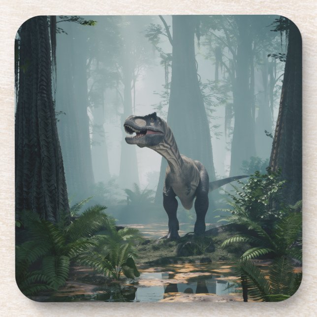 T-Rex Beverage Coaster (Front)