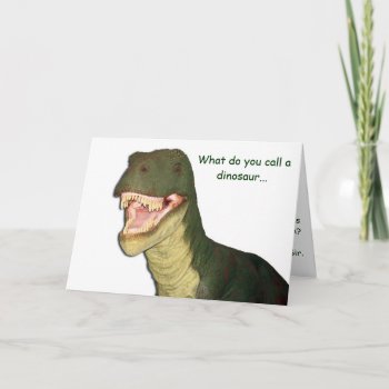 T-rex Birthday Card by KKHPhotosVarietyShop at Zazzle