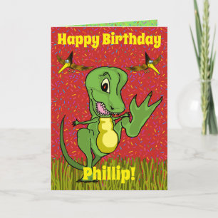 T-Rex Birthday Card