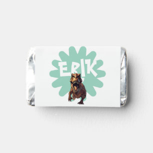 T-Rex Birthday Fierce Personalized Treats Hershey's Miniatures