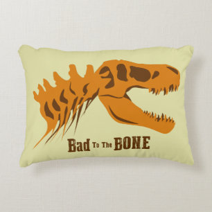 T-Rex Bones Decorative Pillow