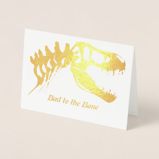 T-Rex Bones Foil Card