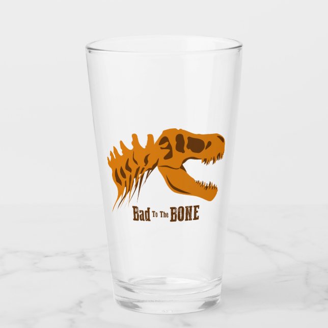T-Rex Bones Glass (Front)