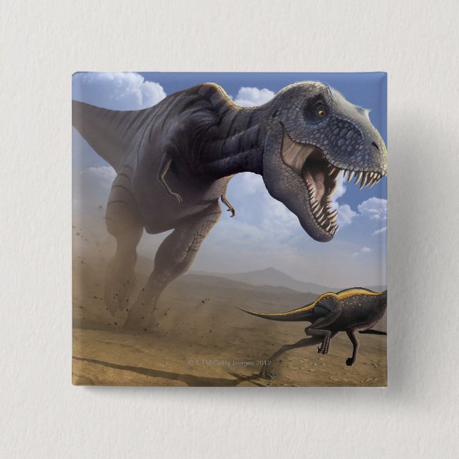 T Rex Button (Front)