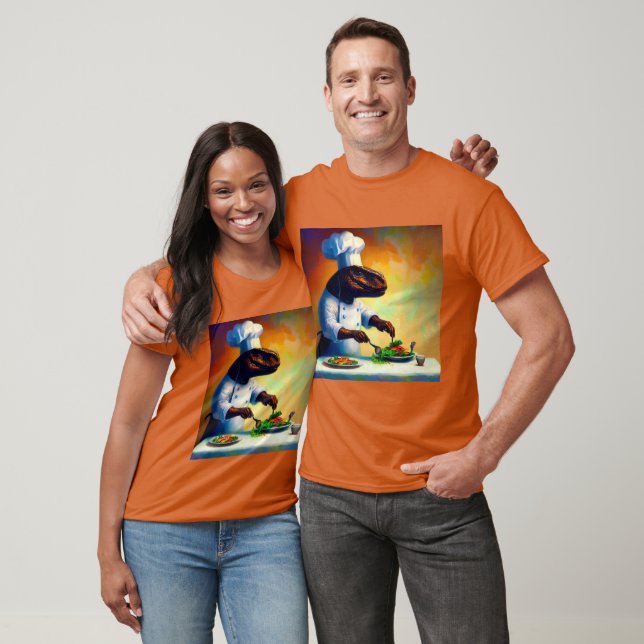 T Rex Chef T-Shirt (Unisex)