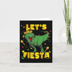 T Rex Cinco De Mayo Shirt Tyrannosaurus Dinosaur L Card