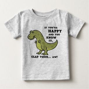 T-Rex Clap II Baby T-Shirt