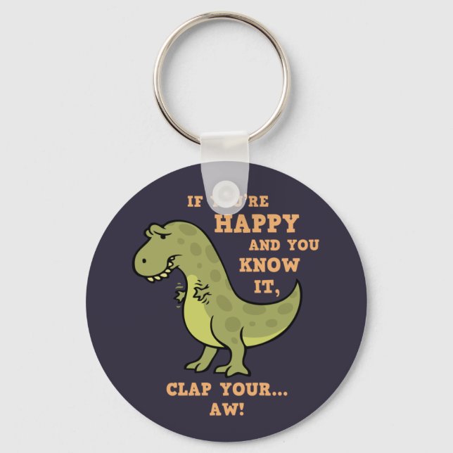 T-Rex Clap II Keychain (Front)