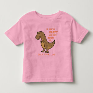 T-Rex Clap II Toddler T-shirt