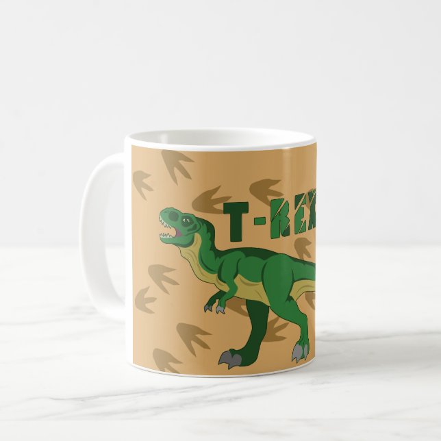 T-Rex Coffee Mug (Front Left)