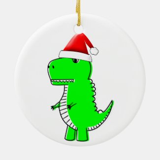 T Rex Cute Dino Santas Christmas Hat