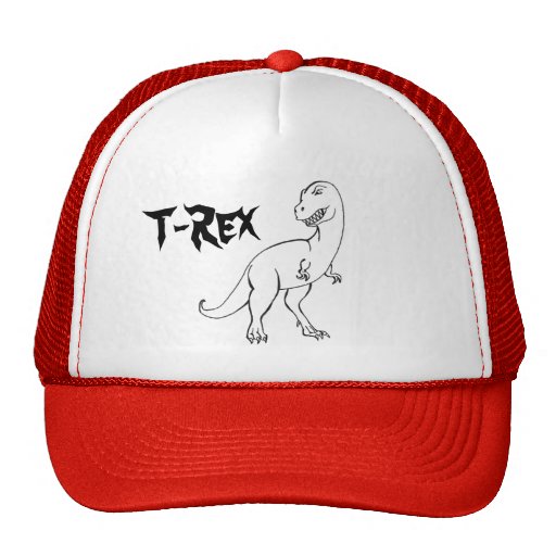 T-Rex/Dinosaur baseball cap Trucker Hat | Zazzle