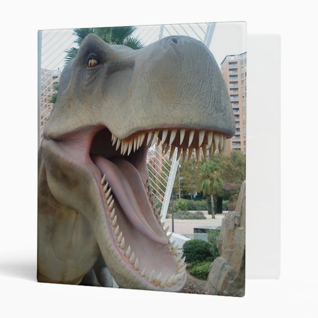 T-Rex Dinosaur Binder (Front/Inside)