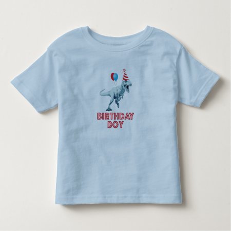 T-rex Dinosaur Birthday Boy Toddler Shirt